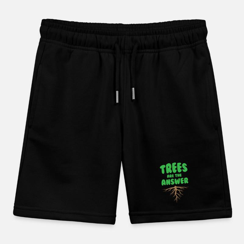 Trees Are The Answer Kids Organic Sweat Shorts by Stanley/Stella