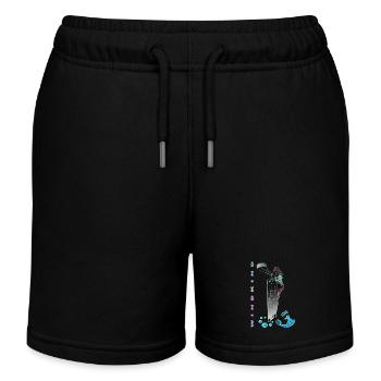 Kitesurfen - Kinder Organic Joggingshorts Mini Bolter von Stanley/Stella - Schwarz - Vorne