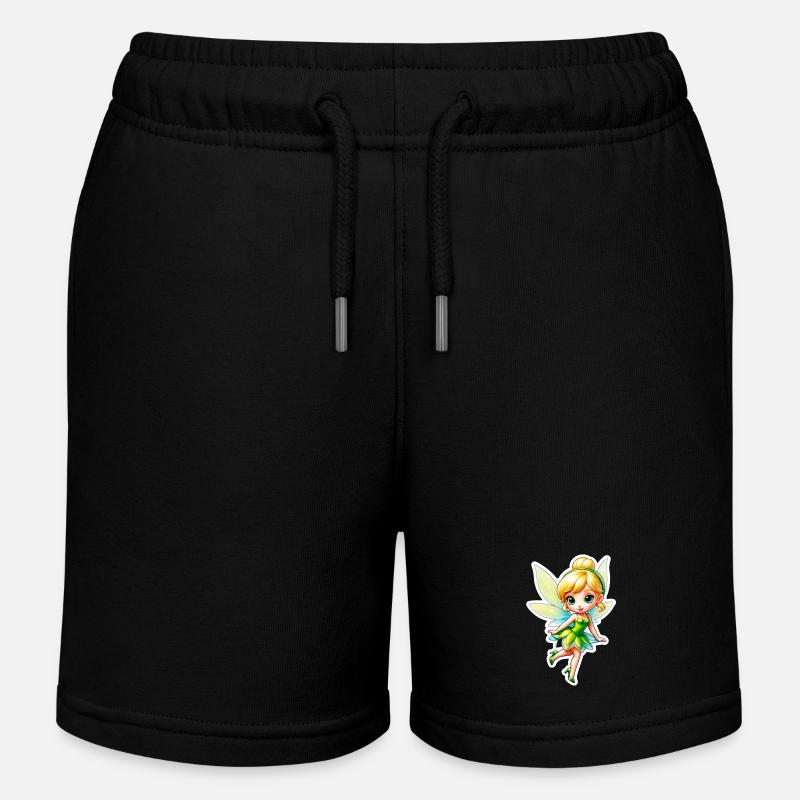 Petite Fée 10 - Short de jogging enfant bio Stanley/Stella - noir
