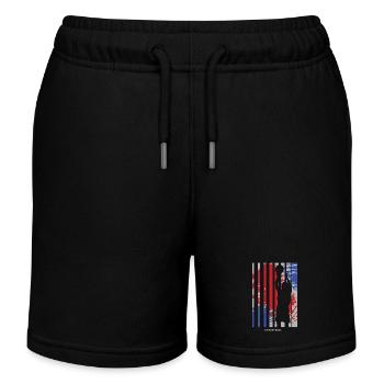 Basketball Basketballer - Kinder Organic Joggingshorts Mini Bolter von Stanley/Stella - Schwarz - Vorne