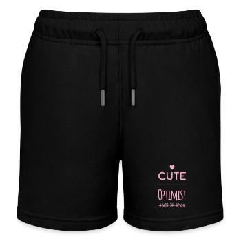 Babysprüche - Lustige Sprüche - Kinder Organic Joggingshorts Mini Bolter von Stanley/Stella - Schwarz - Vorne