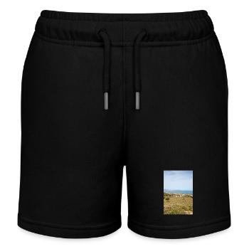 Landscape of Kos and view of the coastline - Kids Organic Sweat Shorts by Stanley/Stella - black - Front