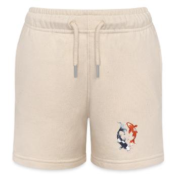 carpe koï - Short de jogging enfant bio Stanley/Stella - écru doux - Devant