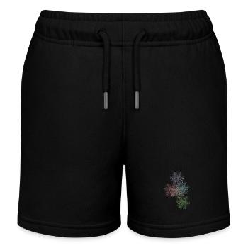 5 Feather Suns - Kids Organic Sweat Shorts by Stanley/Stella - black - Front