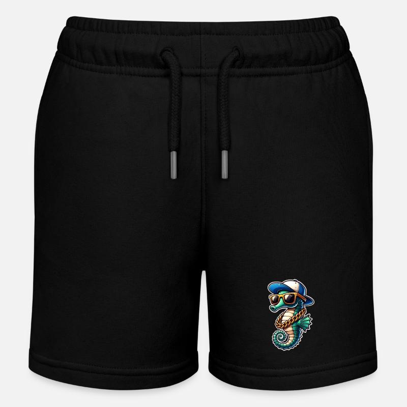 Hippocampe Hippocampe - Short de jogging enfant bio Stanley/Stella - noir