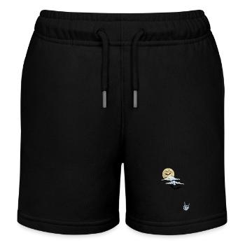 Halloween rockt - Kinder Organic Joggingshorts Mini Bolter von Stanley/Stella - Schwarz - Vorne