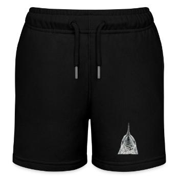 Narwal - Kinder Organic Joggingshorts Mini Bolter von Stanley/Stella - Schwarz - Vorne