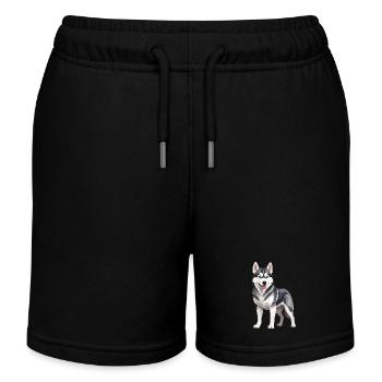 Husky mignon - Short de jogging enfant bio Stanley/Stella - noir - Devant
