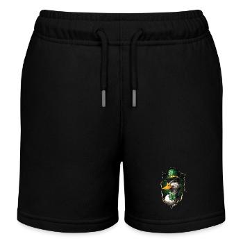 St. Patrick's Ente - Kinder Organic Joggingshorts Mini Bolter von Stanley/Stella - Schwarz - Vorne