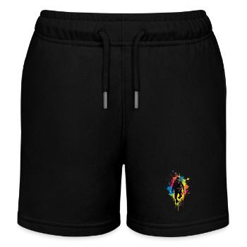 Taucher Tauchen Diving - Kinder Organic Joggingshorts Mini Bolter von Stanley/Stella - Schwarz - Vorne