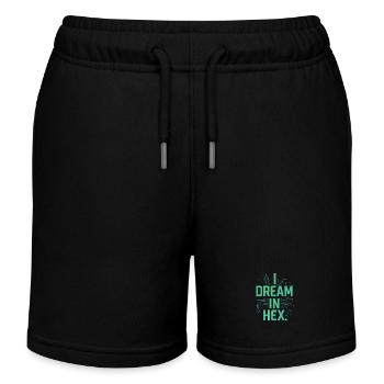 I Dream in Hex - T-shirt Nerdy Coder pour les développeurs - Short de jogging enfant bio Stanley/Stella - noir - Devant