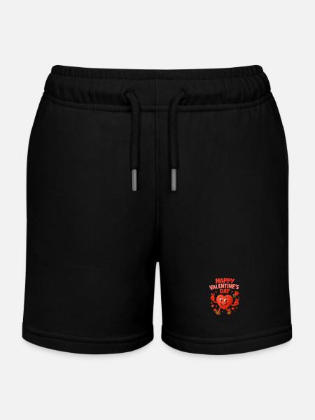 ChatGPT Image May 17, 2025 09 12 56 - Kids Organic Sweat Shorts by Stanley/Stella - black