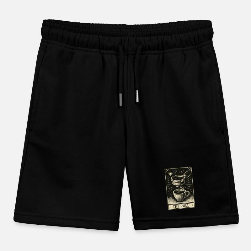 Tarot for Coffee Lovers – The Pull Kids Organic Sweat Shorts by Stanley/Stella