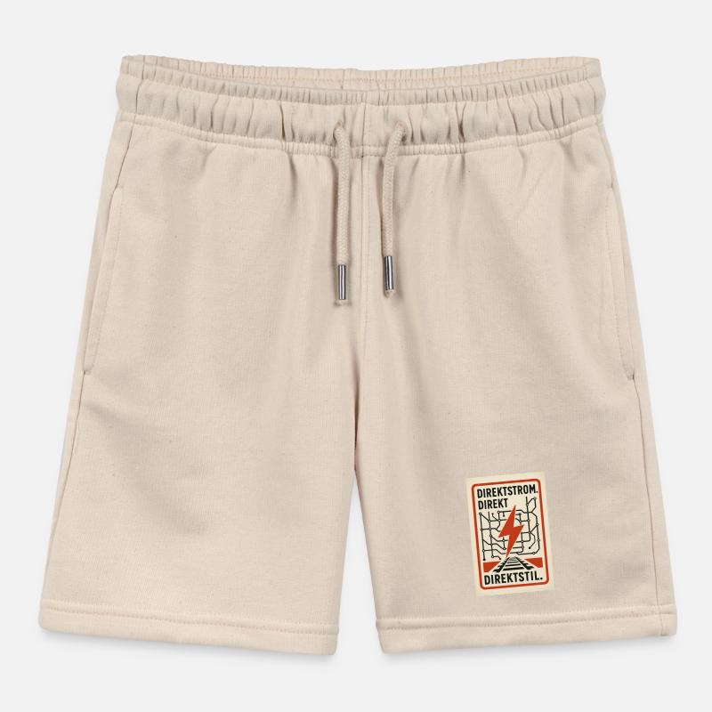 Direct Current Style 1930s Kids Organic Sweat Shorts by Stanley/Stella