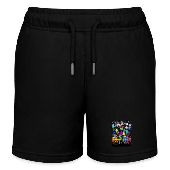 Anniversaire - Short de jogging enfant bio Stanley/Stella - noir - Devant