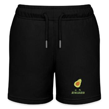avocardio funny - Short de jogging enfant bio Stanley/Stella - noir - Devant