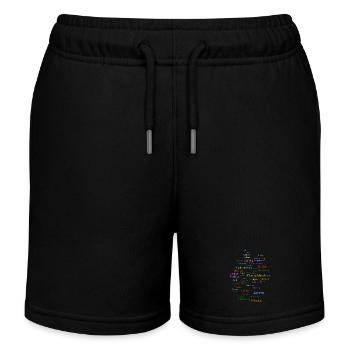 Deutschland Karte - Kinder Organic Joggingshorts Mini Bolter von Stanley/Stella - Schwarz - Vorne