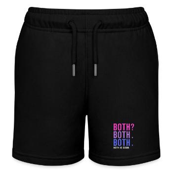 Both Is Good Pride - Kids Organic Sweat Shorts by Stanley/Stella - black - Front