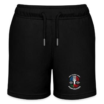 Meine Wurzeln sind portugiesisch Arbre Frankreich Portugal - Kinder Organic Joggingshorts Mini Bolter von Stanley/Stella - Schwarz - Vorne