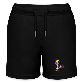 | d’astuce de vélo Bmx Vélo Bmx Freestyle - Short de jogging enfant bio Stanley/Stella - noir - Devant