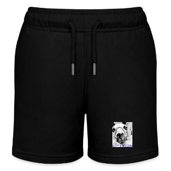 ALPAKA, i packs ned, ich packe das nicht, Wortwitz - Kinder Organic Joggingshorts Mini Bolter von Stanley/Stella - Schwarz - Vorne