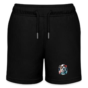 Bulldog - Short de jogging enfant bio Stanley/Stella - noir - Devant