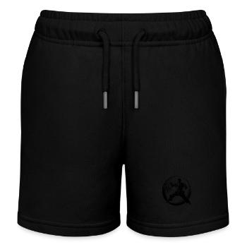 Silhouette de karaté - Short de jogging enfant bio Stanley/Stella - noir - Devant