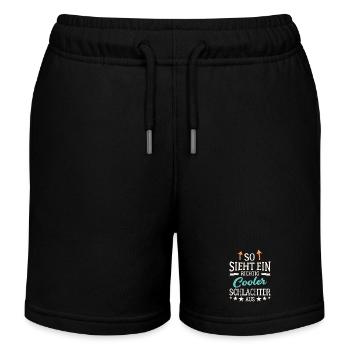 So sieht ein richtig cooler Schlachter aus - Kinder Organic Joggingshorts Mini Bolter von Stanley/Stella - Schwarz - Vorne
