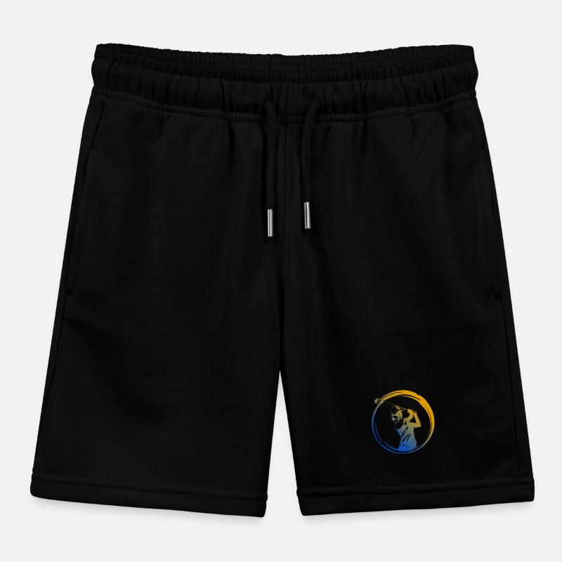 Golfer Silhouette Bunt Kinder Organic Joggingshorts Mini Bolter von Stanley/Stella