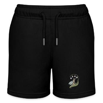 Lutin au muguet - Short de jogging enfant bio Stanley/Stella - noir - Devant