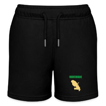 Martinique – West Indies T-shirt - Kids Organic Sweat Shorts by Stanley/Stella - black - Front