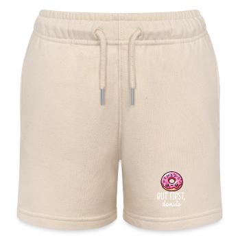 Kawaii Donut Erste Donuts - Kinder Organic Joggingshorts Mini Bolter von Stanley/Stella - Natur - Vorne
