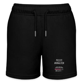 Projektmanagerin Projektmanagement Studium Beruf - Kinder Organic Joggingshorts Mini Bolter von Stanley/Stella - Schwarz - Vorne