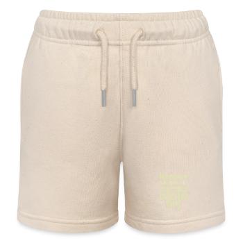 Kanban Flow Productivity - Kids Organic Sweat Shorts by Stanley/Stella - soft Ecru - Front
