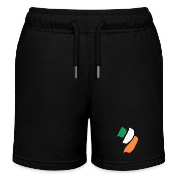 Drapeau de l’Irlande - Short de jogging enfant bio Stanley/Stella - noir - Devant