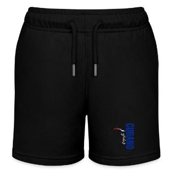 Kubanischer Stolz, vertikales Design - Kinder Organic Joggingshorts Mini Bolter von Stanley/Stella - Schwarz - Vorne