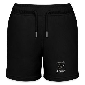Official Sleeping Shirt Bat Bats - Kids Organic Sweat Shorts by Stanley/Stella - black - Front