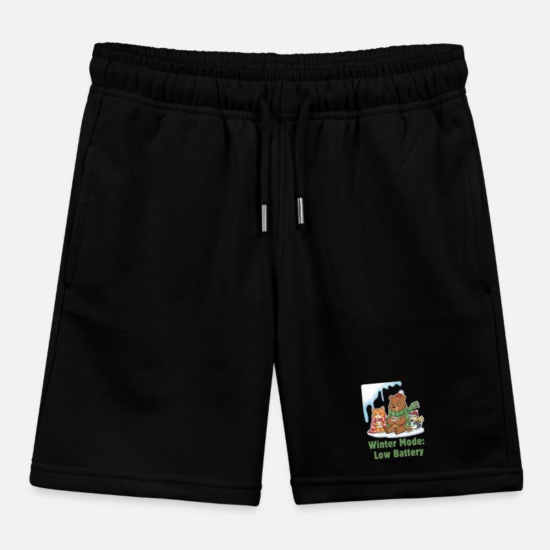 Wintermodus: Müde, Eingepackt & Hungrig Kinder Organic Joggingshorts Mini Bolter von Stanley/Stella