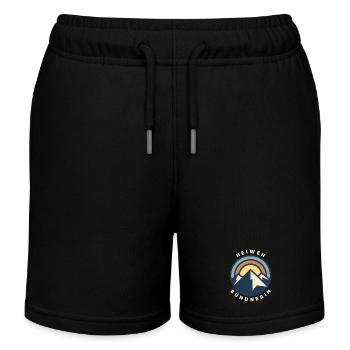 Heiweh des Grisons - Short de jogging enfant bio Stanley/Stella - noir - Devant