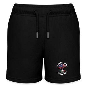 Mexiko Stolz & Heimat Mexikaner Mexico Flagge - Kinder Organic Joggingshorts Mini Bolter von Stanley/Stella - Schwarz - Vorne