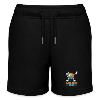 Einschulung Aufstieg 1. Klasse 2026 Basketball - Kinder Organic Joggingshorts Mini Bolter von Stanley/Stella - Schwarz - Vorne