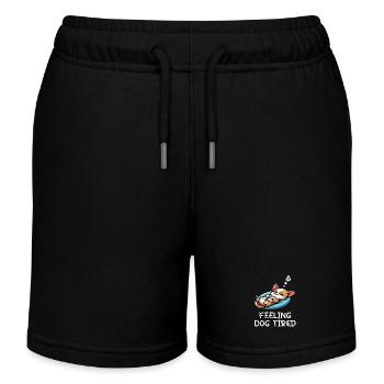 Feeling Dog Tired Chihuahua Chihuahuabesitzer Chi - Kinder Organic Joggingshorts Mini Bolter von Stanley/Stella - Schwarz - Vorne