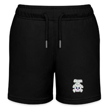 Crush me dead - Kids Organic Sweat Shorts by Stanley/Stella - black - Front