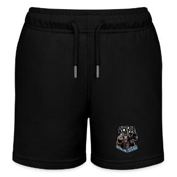 Ich will dich nicht hören - Kinder Organic Joggingshorts Mini Bolter von Stanley/Stella - Schwarz - Vorne