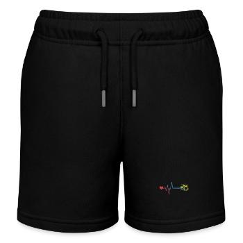 Drums Music - Kids Organic Sweat Shorts by Stanley/Stella - black - Front