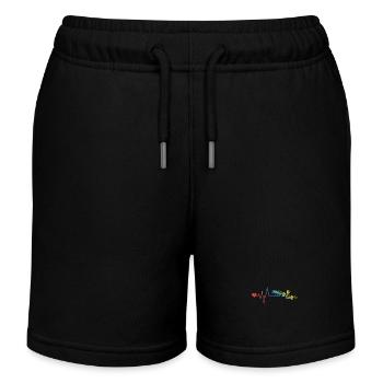 Schraubenzieher Puls Herzschlag - Kinder Organic Joggingshorts Mini Bolter von Stanley/Stella - Schwarz - Vorne