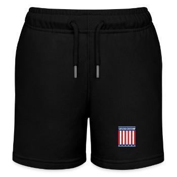 Never give up - Kinder Organic Joggingshorts Mini Bolter von Stanley/Stella - Schwarz - Vorne