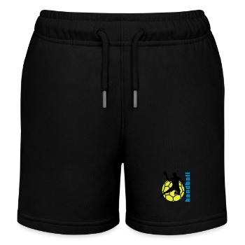 handball - Kinder Organic Joggingshorts Mini Bolter von Stanley/Stella - Schwarz - Vorne