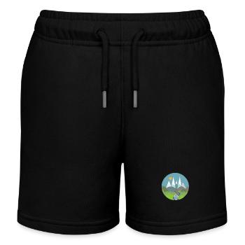 Camping - Short de jogging enfant bio Stanley/Stella - noir - Devant
