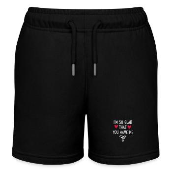 L’amour - Short de jogging enfant bio Stanley/Stella - noir - Devant